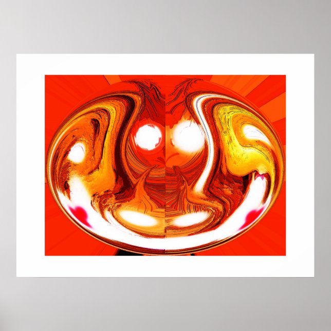 Poster Fogo da arte do diabo (Frente)