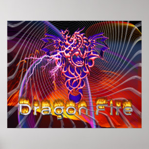 Poster Fogo de Dragão