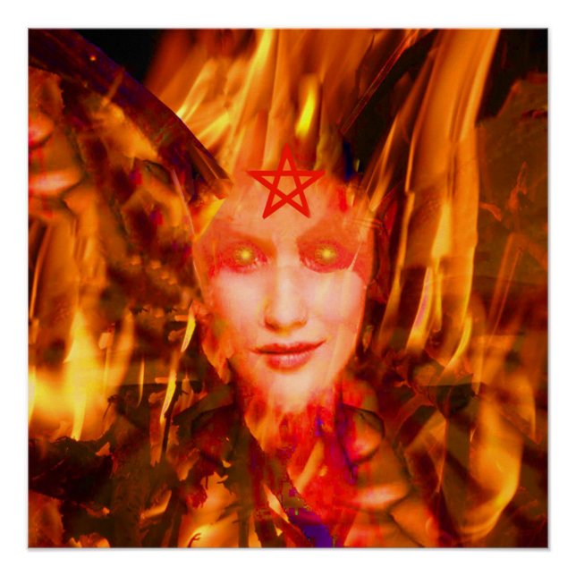 Pôster Fogo Demônio (Frente)