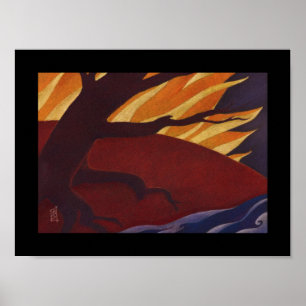 Pôster Fogo do outono