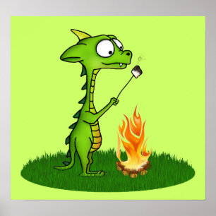 Poster Fogo Dragão