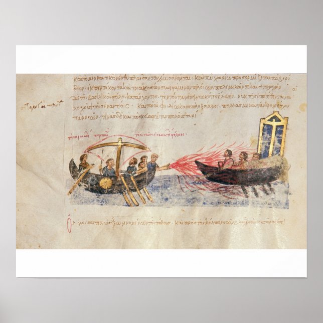 Pôster Fogo grego (vellum) (Frente)