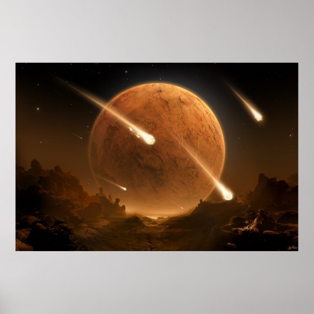 Pôster Fogo na Terra das Sombras (Frente)