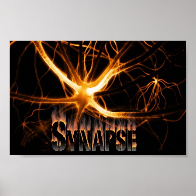 Poster Fogo vermelho da Synapse (Frente)