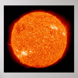 Pôster Fogos alaranjados do Sun