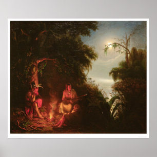 Pôster Fogueira indiana (2166A)