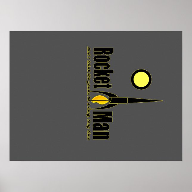 Poster foguete (Frente)