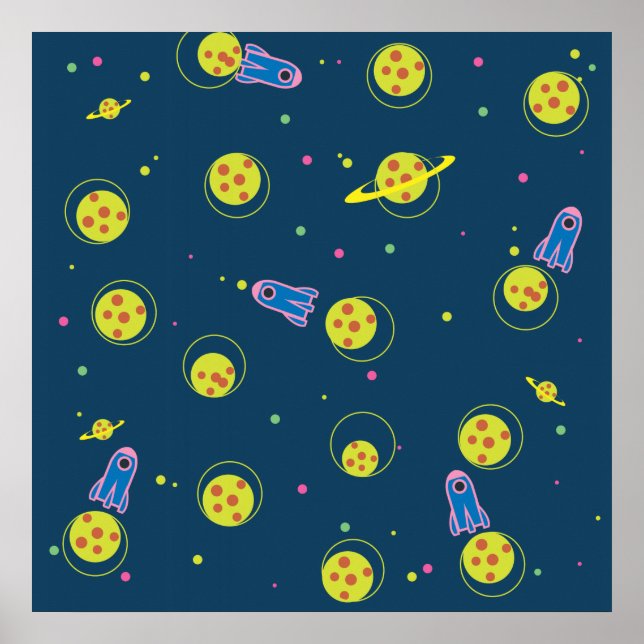 Pôster Foguete (Frente)