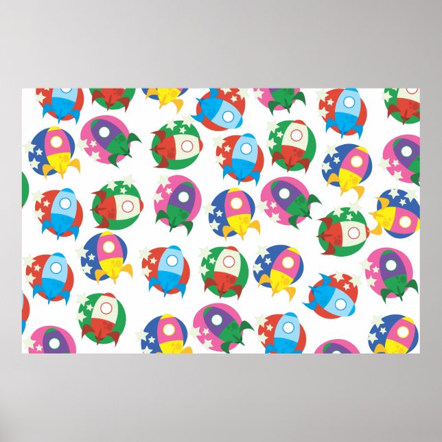 Poster Foguetes (Frente)