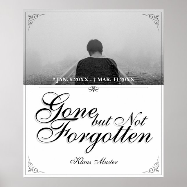 Poster Foi embora, mas não foi esquecido - Clássico (Frente)