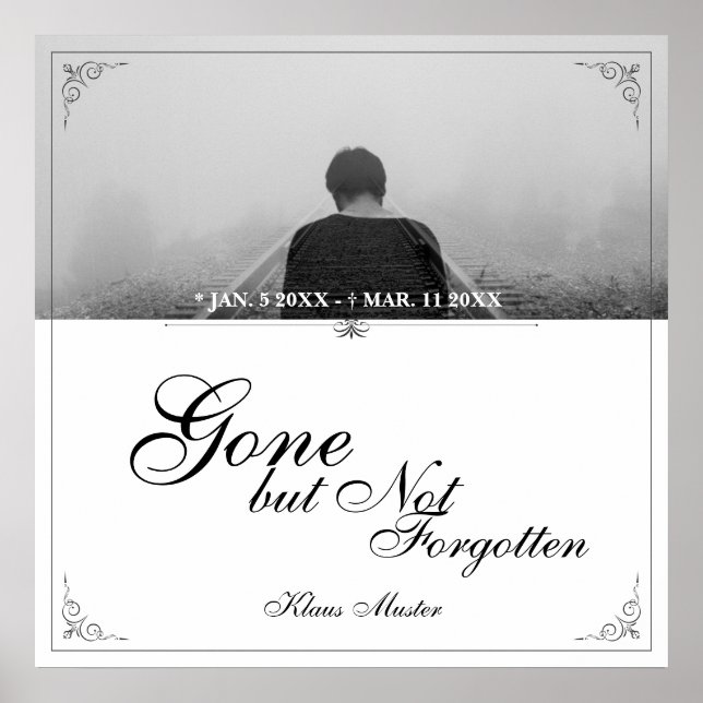 Poster Foi embora, mas não foi esquecido - Clássico (Frente)