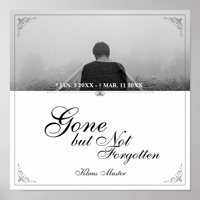 Poster Foi embora, mas não foi esquecido - Clássico (Frente)