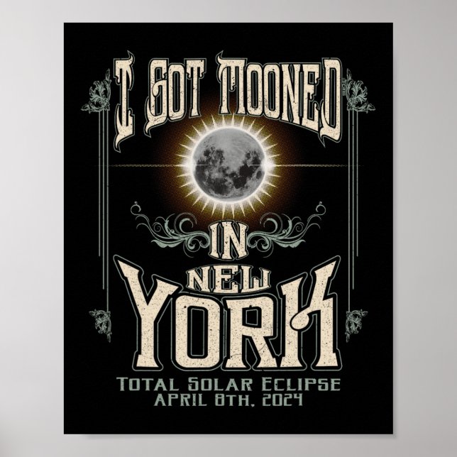 Poster Foi Moonado Em Nova Iorque, Total Eclipse Solar 20 (Frente)