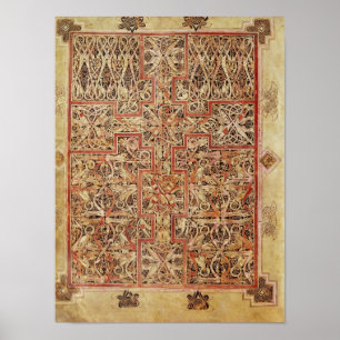 Poster Fol.220 Carpet page, from the Lichfield