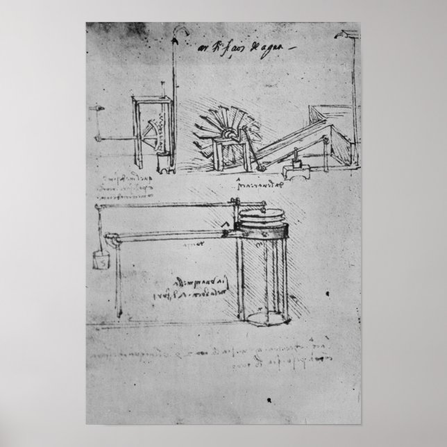 Pôster Fol. 53, Manuscrito B, 1488-89 (Frente)