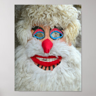 Pôster fol pagão dacian romeno tradicional antigo da