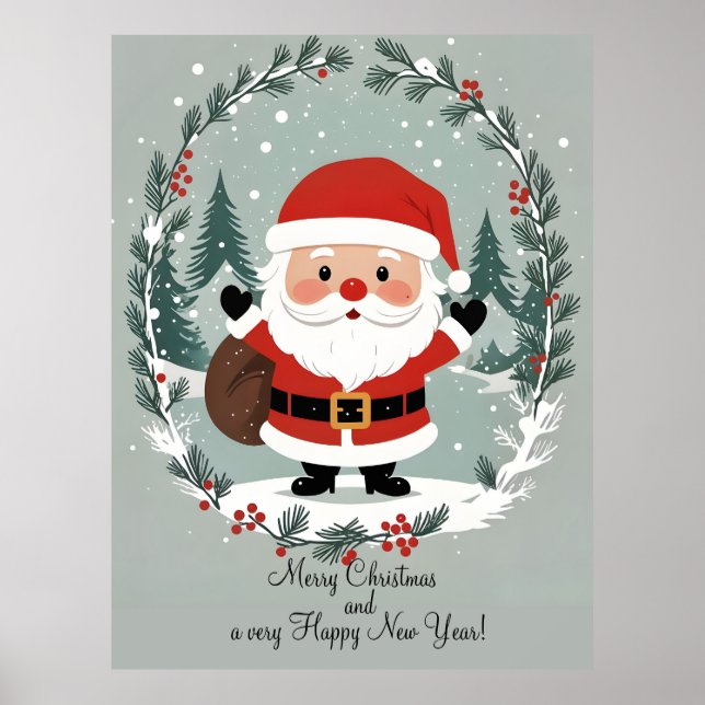 Poster Folded Greeting Card (Frente)