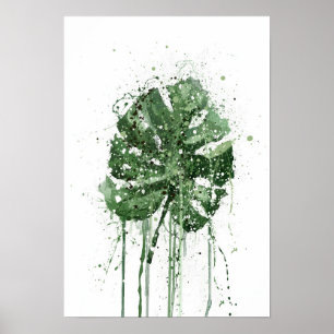 Poster Folha de Monstera