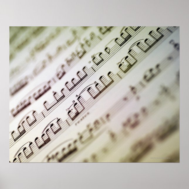 Pôster Folha de Música 11 (Frente)