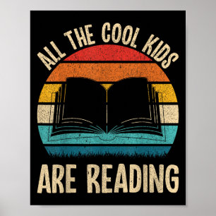 Poster Folha de Nerd de Leitura Engraçada Biblioteca de L