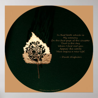 Pôster Folha de ouro