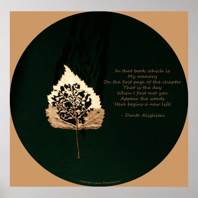 Pôster Folha de ouro (Frente)