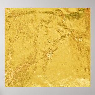 Poster Folha de Ouro: Textura de Abstrato brilhante