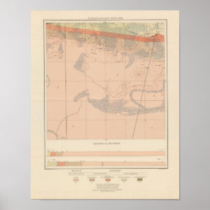 Pôster Folha detalhada XXIII da geologia