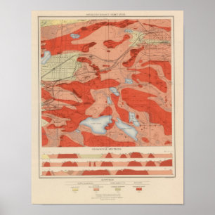 Poster Folha detalhada XXVIII da geologia