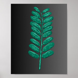 Poster folha verde