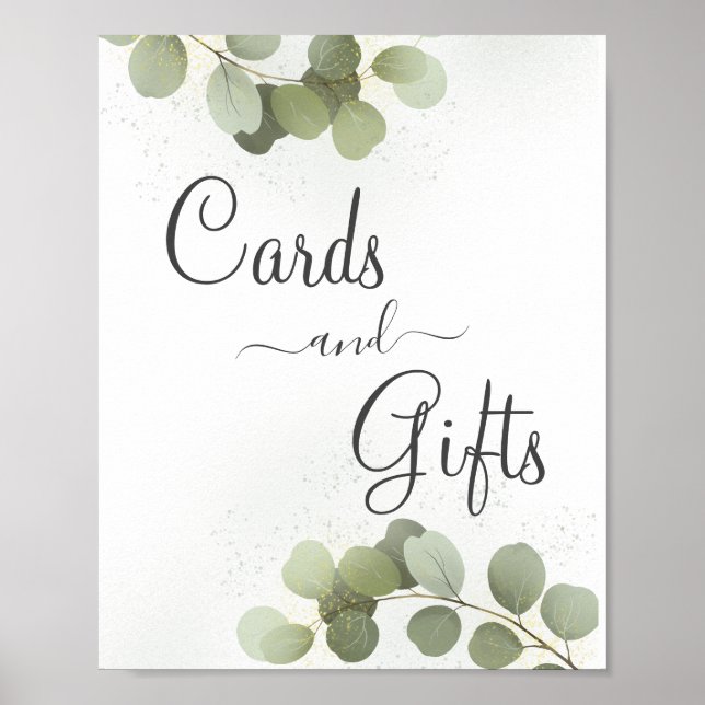 Poster Folhagem de Eucalipto (Frente)