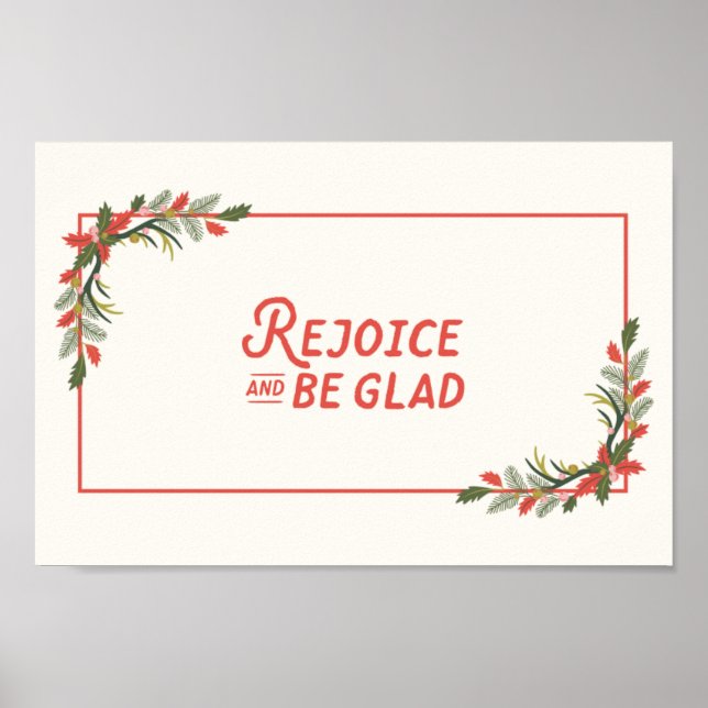 Poster Folhagem de Ilustrações artesanais (Frente)