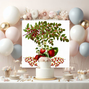 Poster Folhagem de outono e outono do Berry