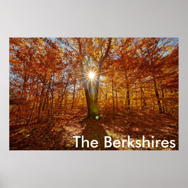 Poster Folhagem de Vibração Sunset Berkshires, MÃES Ocide (Frente)
