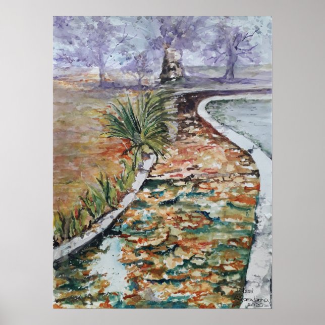 Poster Folhas cavimenis (Frente)