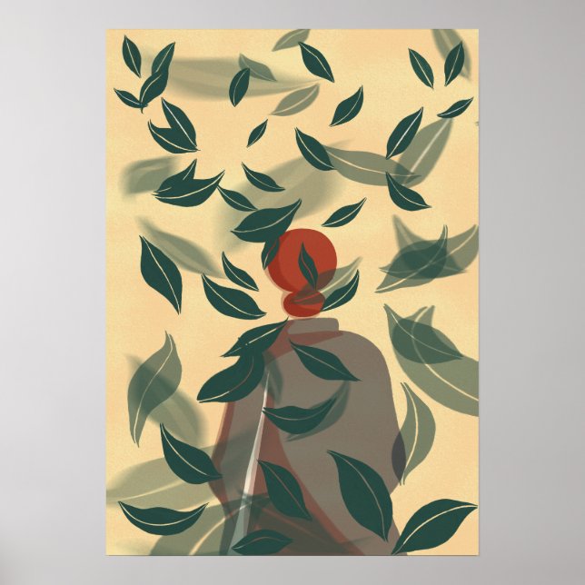 Poster Folhas dançantes (Frente)