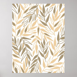 Poster Folhas de galho.