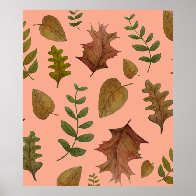 Poster Folhas de outono (Frente)