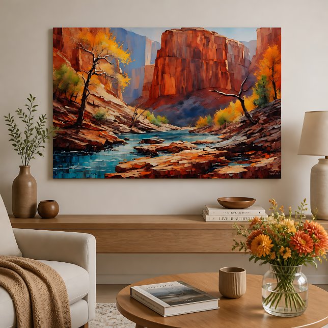 Poster Folhas de Outono no Canyon  (Criador carregado)