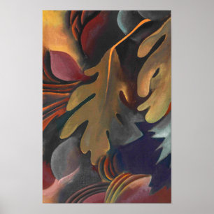 Poster Folhas Debaixo da Água Georgia O'Keeffe