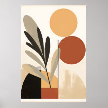 Folhas Geométricas: Abstrato Interpretação