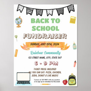 Poster Folheto de orientação editável