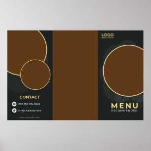 Poster Folheto de Restaurante