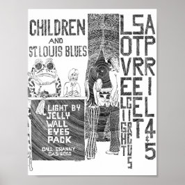 Poster Folheto do Circo Leve da Rua Love Apr4&5'69