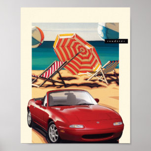 Poster Folheto do NA Miata