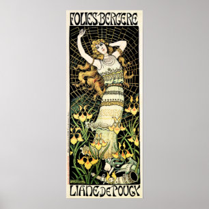 Poster FOLIES BERGERE Liane De Pougy França