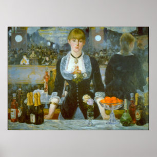 Pôster Folies-Bergere por Edouard Manet