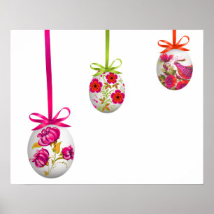 Poster Folk Art (inspirado na Ucrânia)