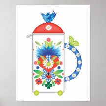 Poster FolkFest Cafetiere