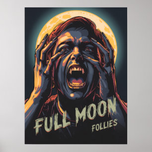 Poster Follies de Lua Completa Lobisomem